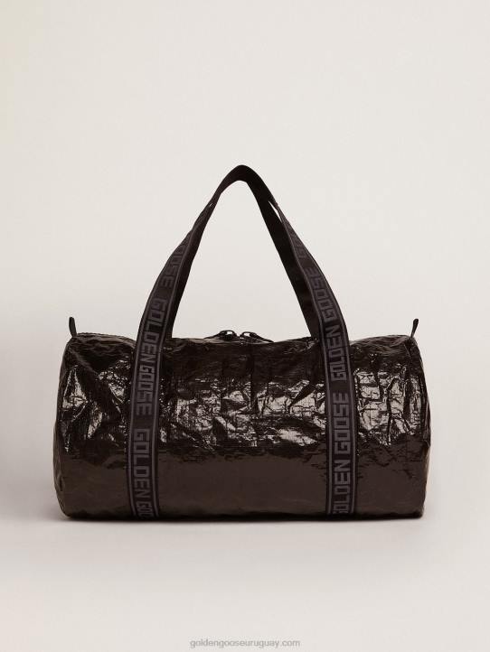 hombres Bolsa de deporte negra star collection con estrellas blancas lateralesGolden Goose 02H6844