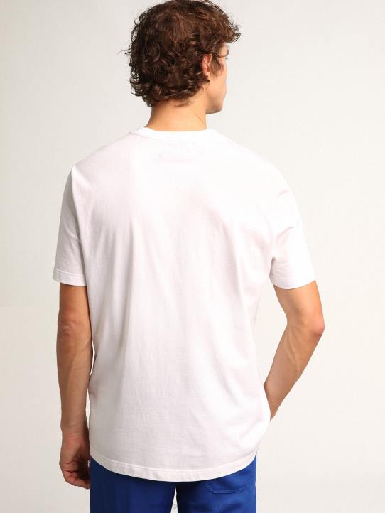 hombres camiseta star collection en color blanco con estrella roja a contraste en la parte delanteraGolden Goose 02H6736
