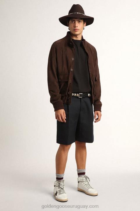 hombres camiseta vintage desgastada de collection en negroGolden Goose 02H6824