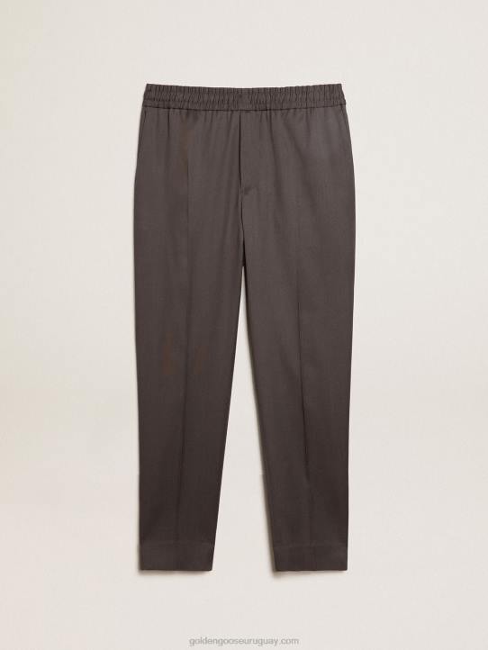 hombres Joggers de lana gris hierroGolden Goose 02H6784