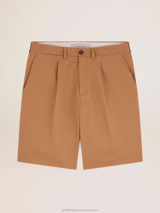 hombres bermudas collection de algodón beigeGolden Goose 02H6766