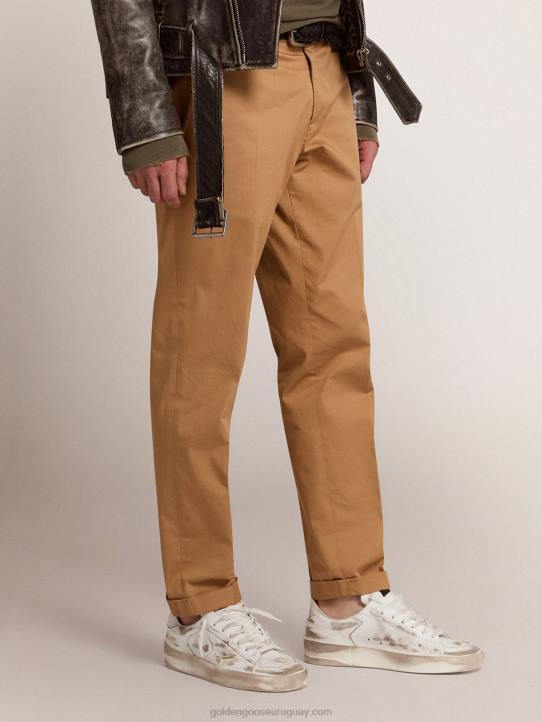 hombres colección chinos de algodón beigeGolden Goose 02H6771