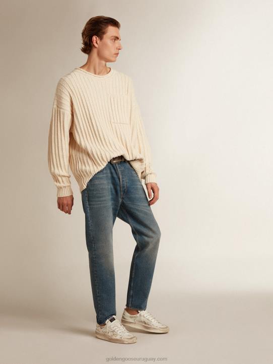 hombres colección jeans slim fit con lavado medioGolden Goose 02H6740