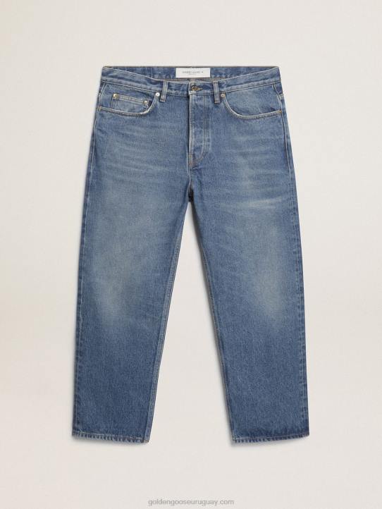 hombres vaqueros azules con efecto de lavadoGolden Goose 02H6806