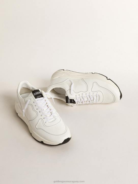 hombres suela de running de base biológica con estrella blanca y refuerzo en el talónGolden Goose 02H6640