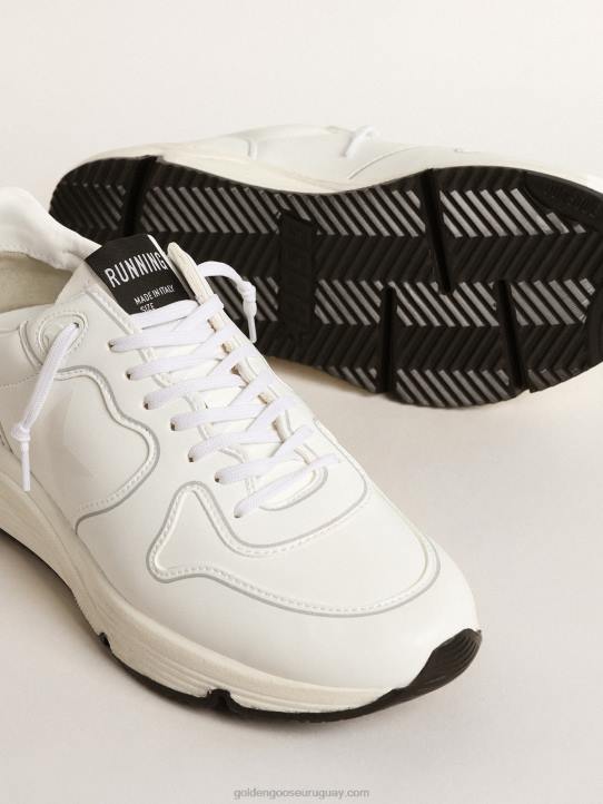 hombres suela de running de base biológica con estrella blanca y refuerzo en el talónGolden Goose 02H6640