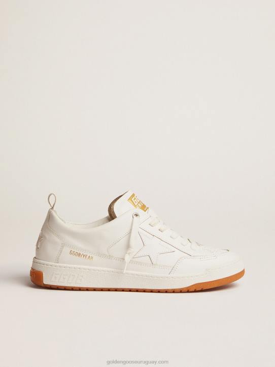 hombres zapatillas sí de piel blanco ópticoGolden Goose 02H6596