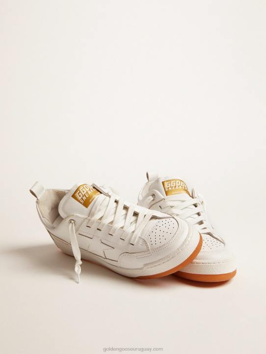 hombres zapatillas sí de piel blanco ópticoGolden Goose 02H6596