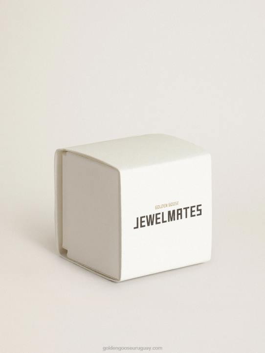 mujer Anillo de banda de la colección Timeless Jewelmates en color plata envejecida.Golden Goose 02H6322