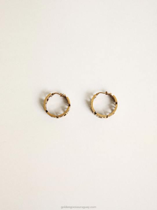 mujer aros en color oro viejo con letras forever for youGolden Goose 02H6352