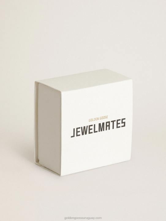 mujer brazalete de la colección jewelmates deco blanco con cristales en forma de baguetteGolden Goose 02H6328