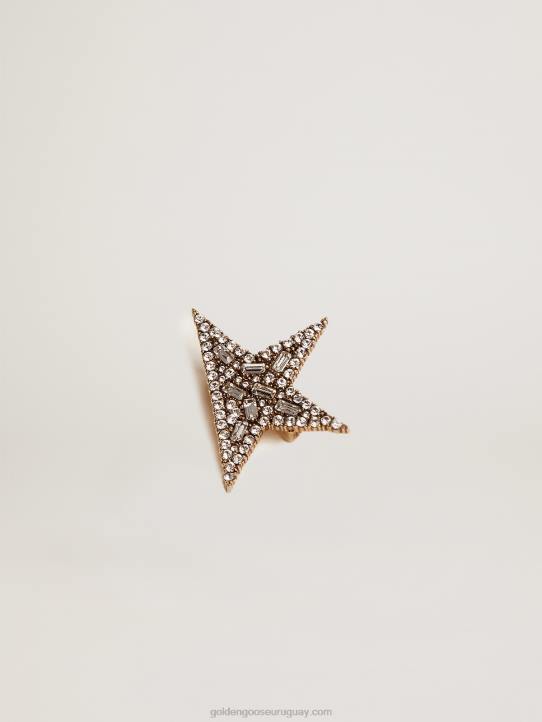 mujer broche estrella colección jewelmates en color oro viejo con cristales decorativosGolden Goose 02H6402