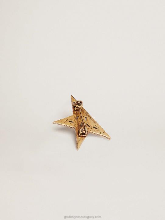 mujer broche estrella colección jewelmates en color oro viejo con cristales decorativosGolden Goose 02H6402