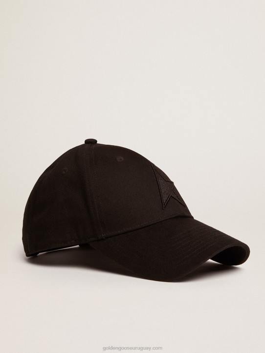 mujer gorra de beisbol negra con estrellaGolden Goose 02H6377