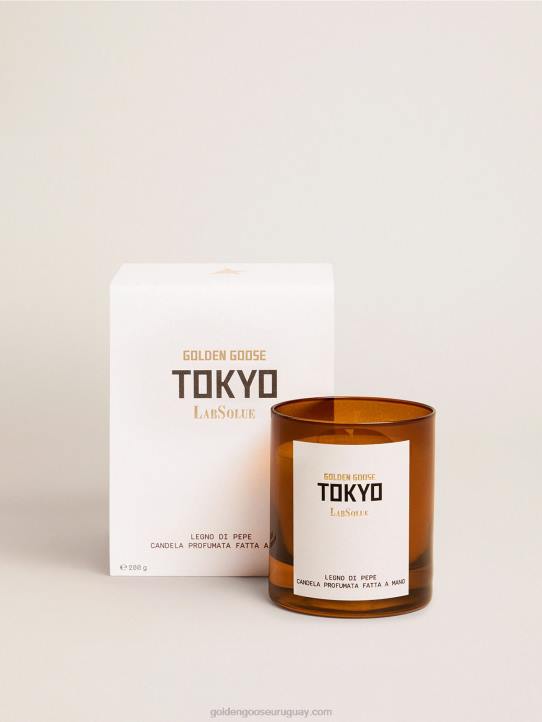 mujer Vela perfumada de madera de pimienta de esencia de tokio 200 gGolden Goose 02H6497
