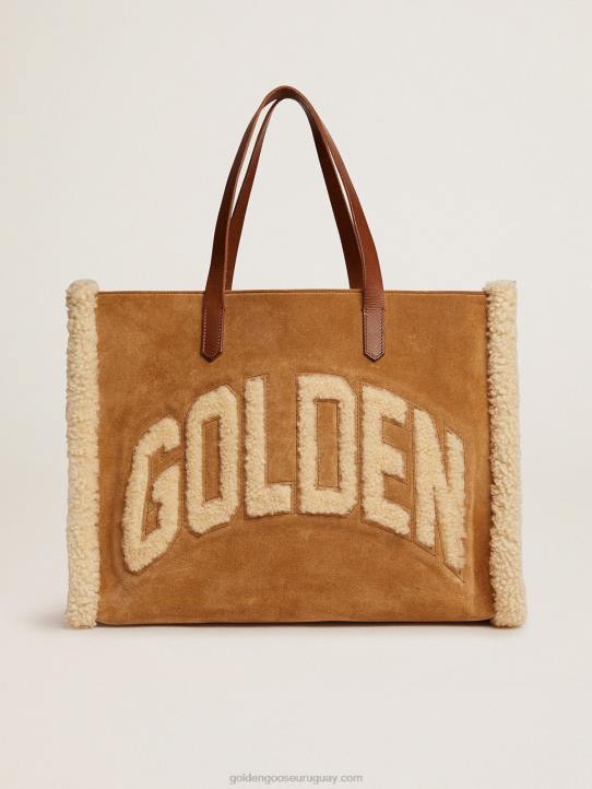 mujer bolso east-west california en piel serraje con borregoGolden Goose 02H6493