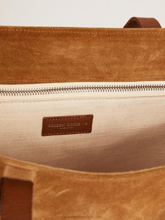 mujer bolso east-west california en piel serraje con borregoGolden Goose 02H6493
