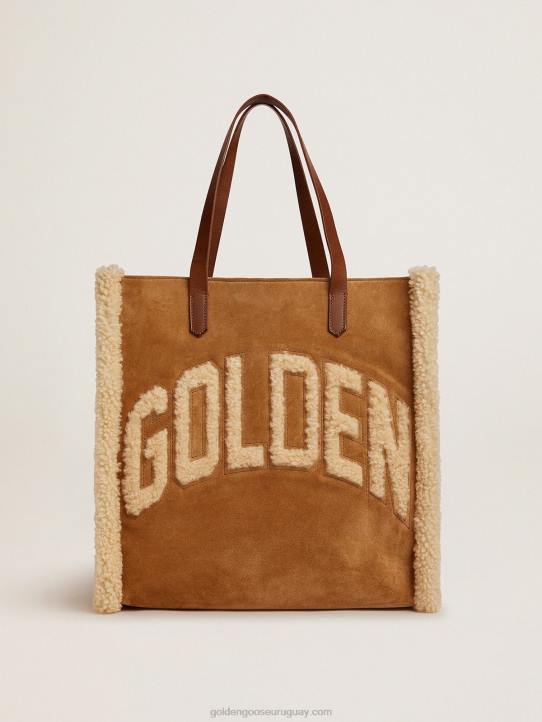mujer bolso north-south california en piel serraje con borregoGolden Goose 02H6478