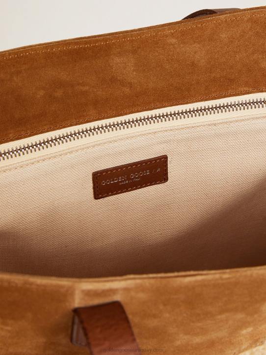 mujer bolso north-south california en piel serraje con borregoGolden Goose 02H6478