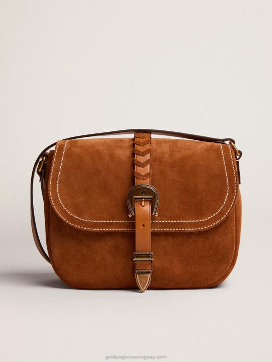 mujer bolso rodeo mediano de ante color ronGolden Goose 02H6469