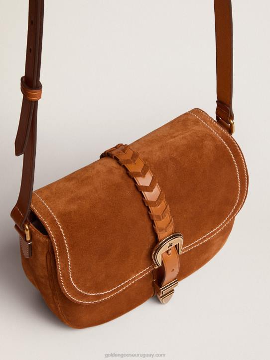 mujer bolso rodeo mediano de ante color ronGolden Goose 02H6469