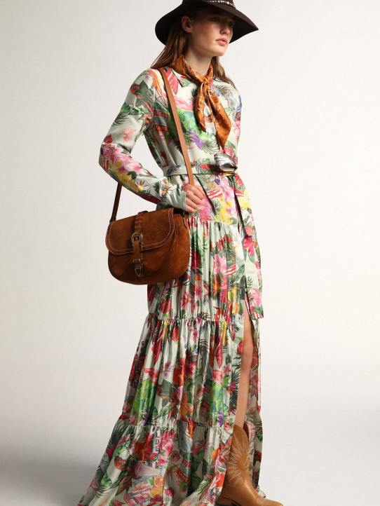 mujer bolso rodeo mediano de ante color ronGolden Goose 02H6469