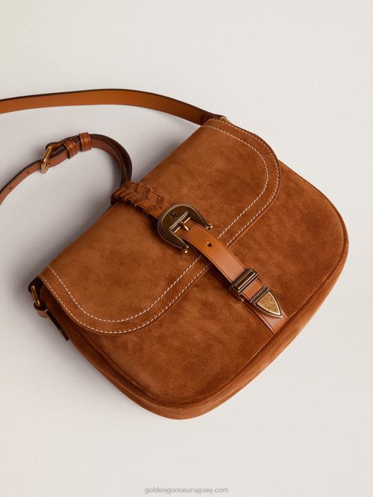 mujer bolso rodeo mediano de ante color ronGolden Goose 02H6469