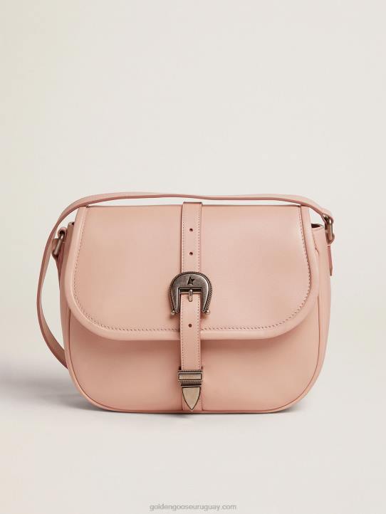 mujer bolso rodeo mediano de piel color rosa cuarzoGolden Goose 02H6480