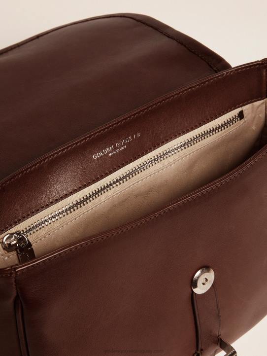mujer bolso rodeo mediano en piel color tostado oscuroGolden Goose 02H6491