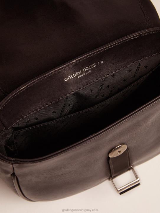 mujer bolso rodeo pequeño de piel negraGolden Goose 02H6490