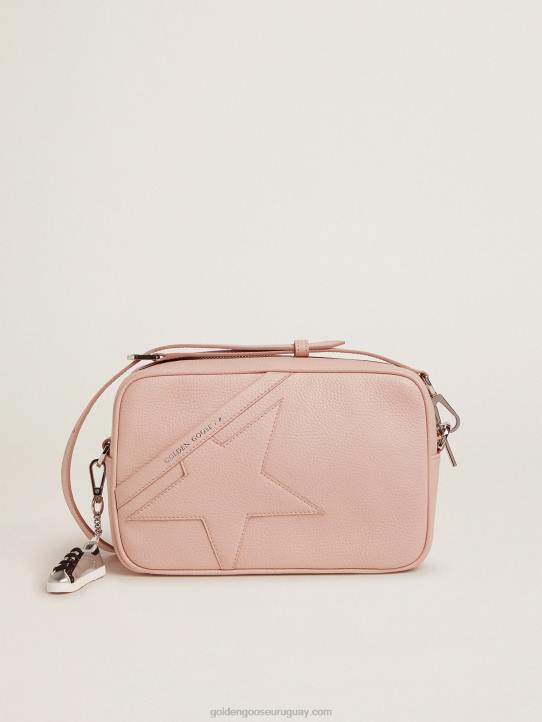 mujer bolso star de piel martillada rosa cuarzo con estrella tono sobre tonoGolden Goose 02H6483