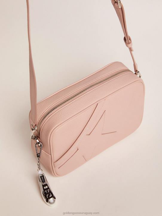 mujer bolso star de piel martillada rosa cuarzo con estrella tono sobre tonoGolden Goose 02H6483