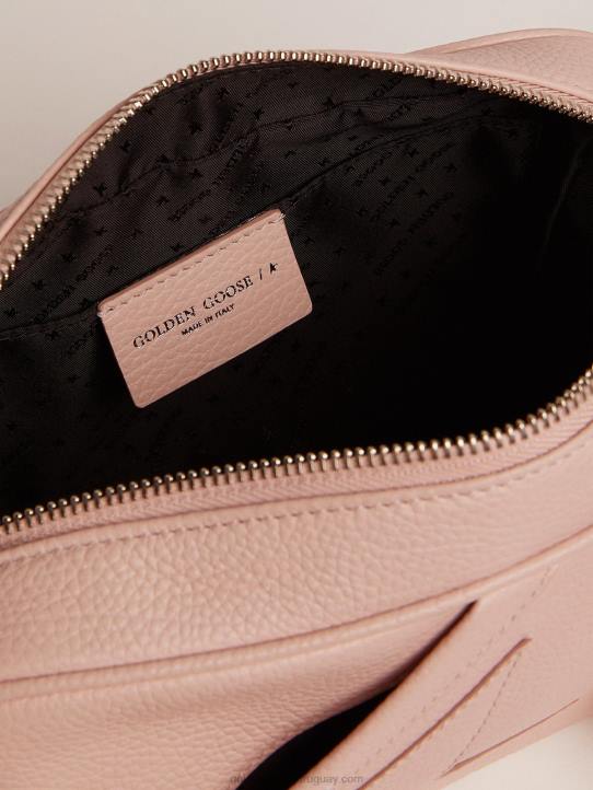 mujer bolso star de piel martillada rosa cuarzo con estrella tono sobre tonoGolden Goose 02H6483