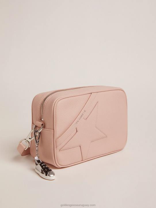 mujer bolso star de piel martillada rosa cuarzo con estrella tono sobre tonoGolden Goose 02H6483