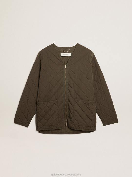mujer chaqueta acolchada verde olivaGolden Goose 02H6971