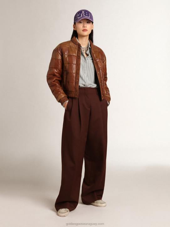 mujer Camisa boyfriend con rayas agua de la colección JourneyGolden Goose 02H6975