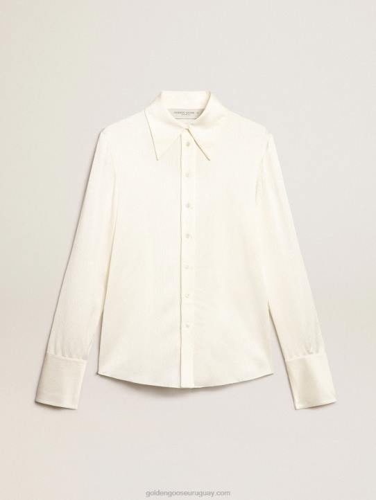 mujer camisa slim color pergaminoGolden Goose 02H6938