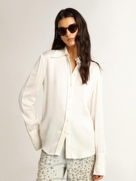 mujer camisa slim color pergaminoGolden Goose 02H6938