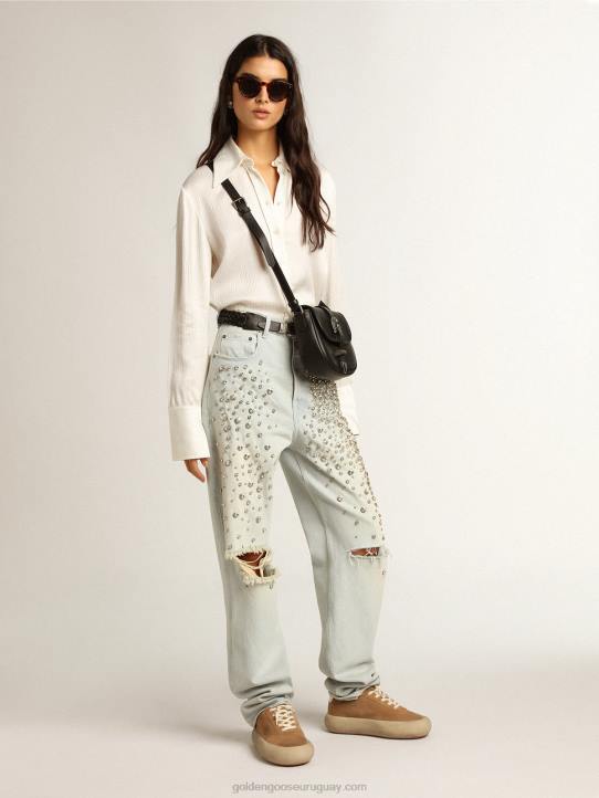 mujer camisa slim color pergaminoGolden Goose 02H6938