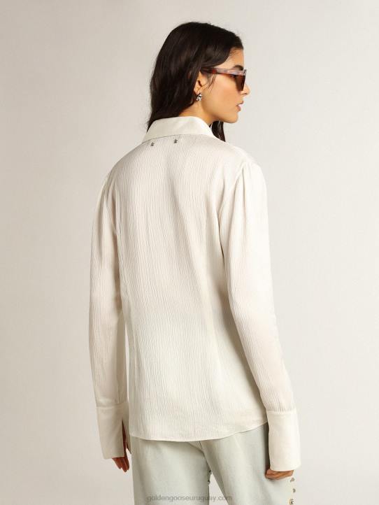 mujer camisa slim color pergaminoGolden Goose 02H6938
