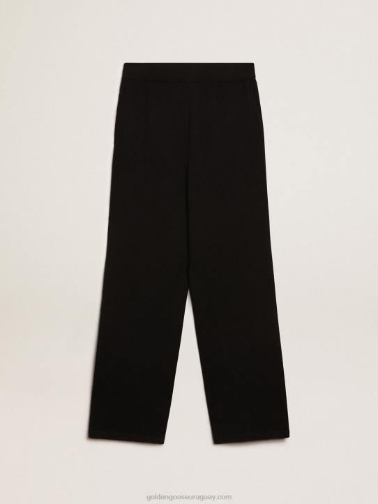 mujer Joggers negros de mezcla de cachemiraGolden Goose 02H6929