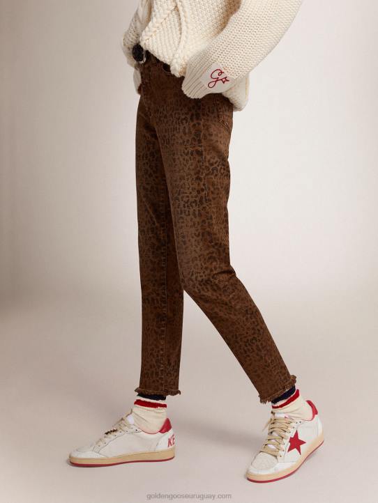 mujer colección skinny jeans con animal printGolden Goose 02H6933