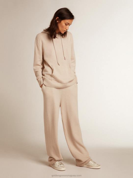 mujer joggers de mezcla de cachemir blanco naturalGolden Goose 02H6982