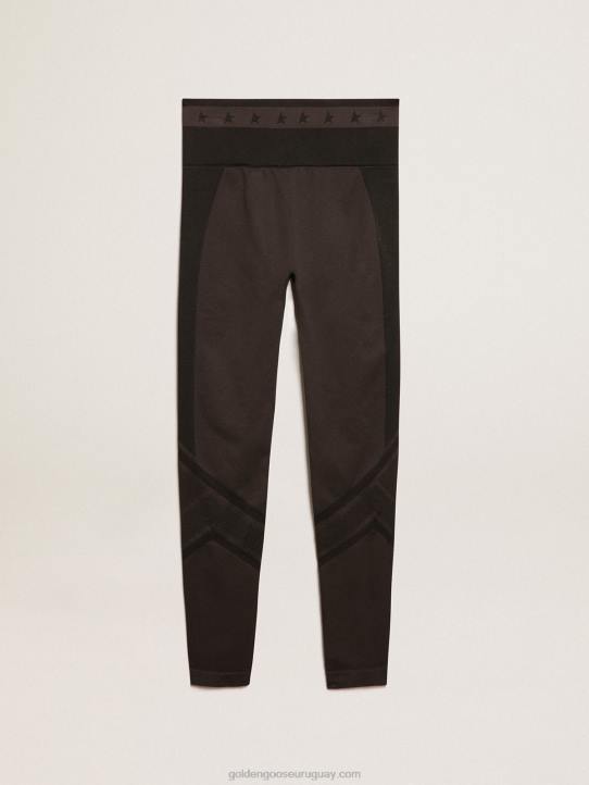mujer leggins negros con costura mixtaGolden Goose 02H6987