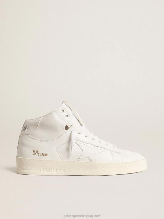 mujer mid-stardan de base biológica con estrella blanca y lengüeta en el talónGolden Goose 02H6205