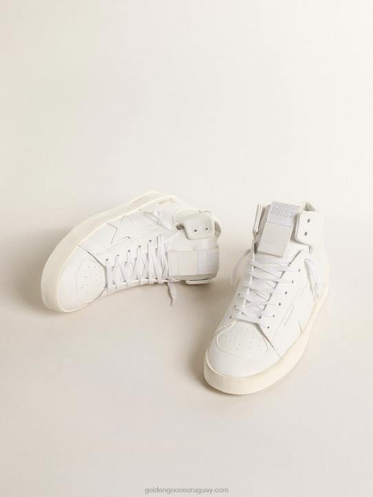 mujer mid-stardan de base biológica con estrella blanca y lengüeta en el talónGolden Goose 02H6205