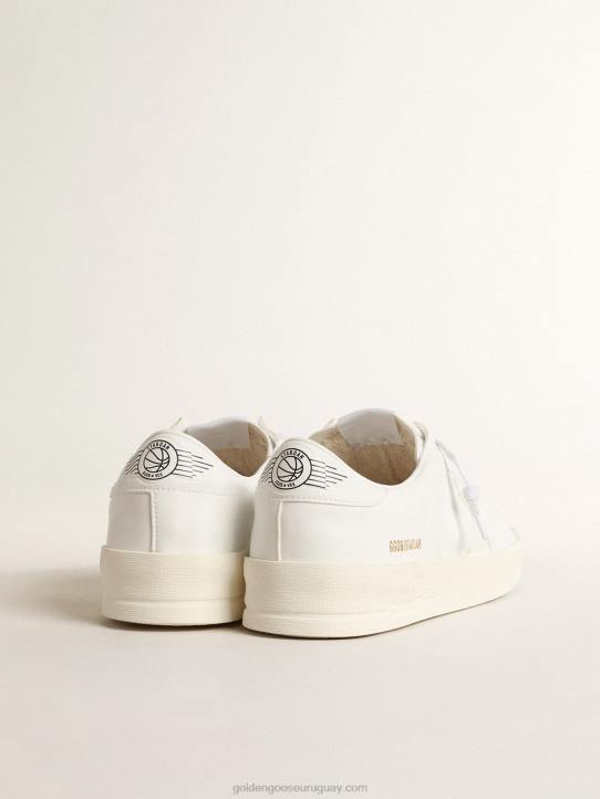 mujer stardan de base biológica con estrella blanca y refuerzo en el talónGolden Goose 02H6160