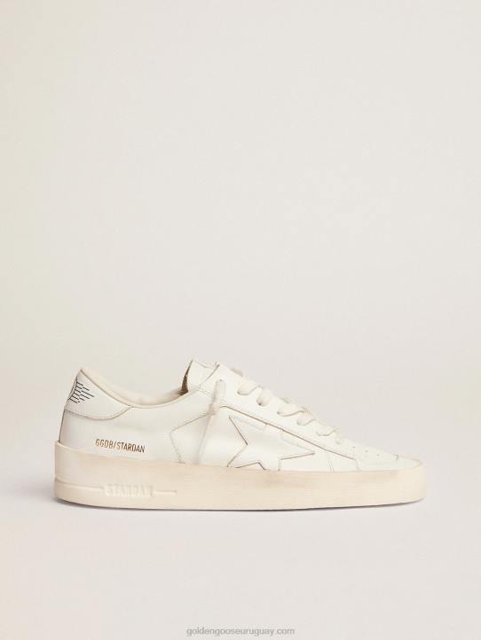 mujer zapatillas stardan de piel total whiteGolden Goose 02H6116