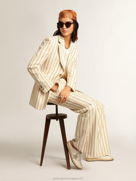mujer zuecos ball star de napa con estrella de ante gris hieloGolden Goose 02H6144