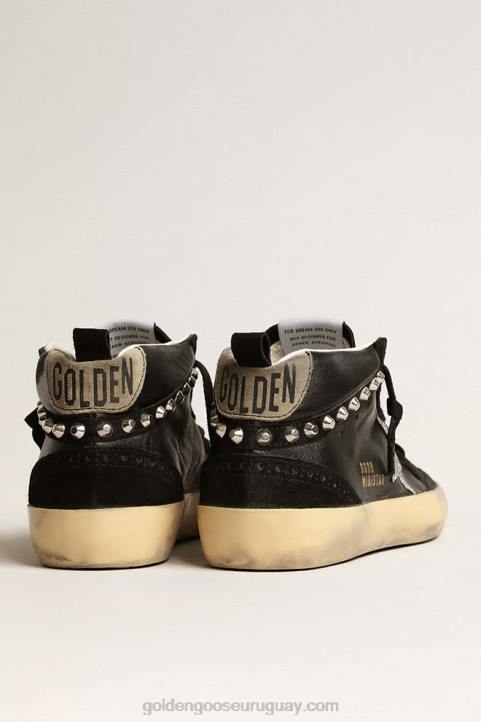 mujer mid star de napa y ante negro con estrella de cristal de swarovskiGolden Goose 02H6161